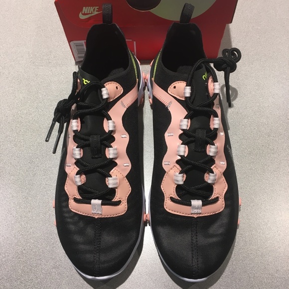 Nike React Element 55 PRM Sneaker Black/ Pink NIB - Picture 5 of 8